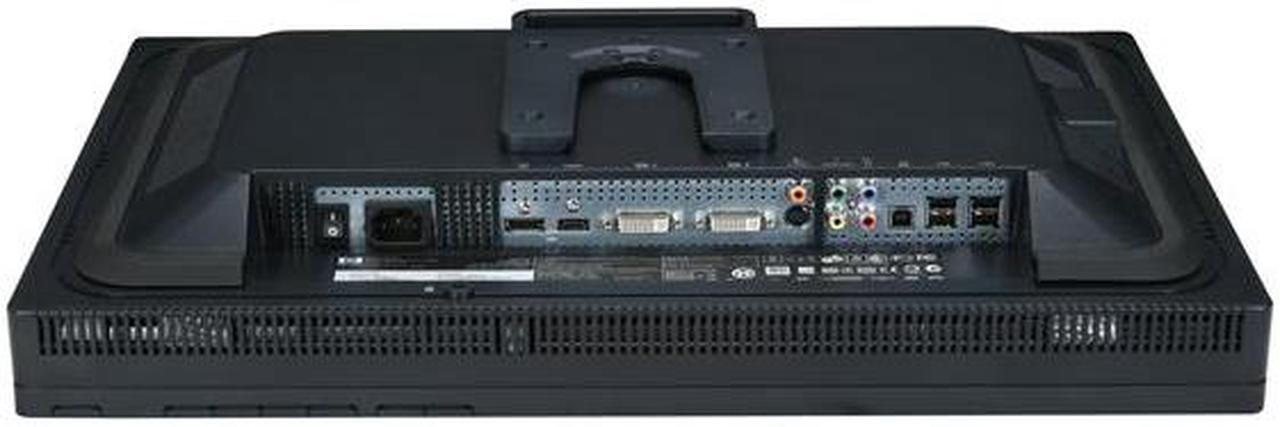 Alt view image 10 of 10 - HP LP2475w Black 24" 6 ms Height,Swivel,Pivot & Tilt Adjustable Widescreen LCD Monitor 400 cd/m2 1000:1