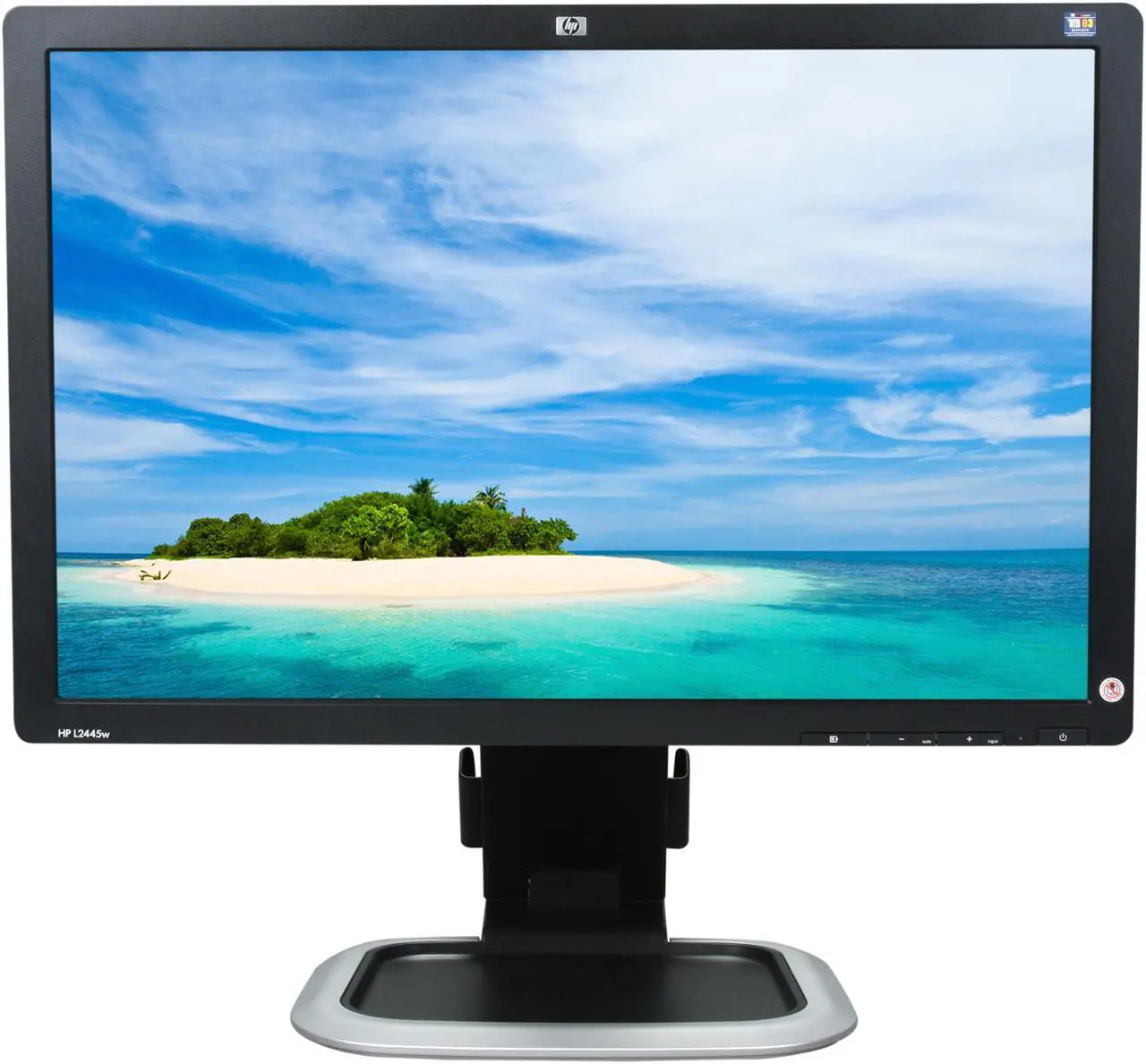 Alt view image 2 of 11 - HP L2445w Black 24" 5ms Widescreen LCD Monitor w/ Height & Pivot Adjustments 400 cd/m2 1000:1 w/ HDCP Support