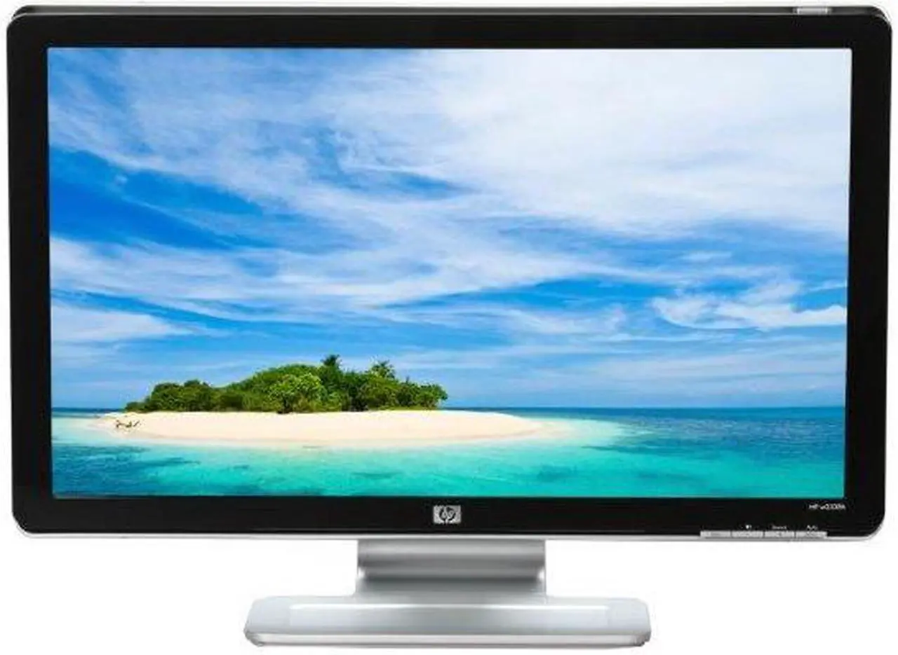 Alt view image 3 of 14 - HP w2338h Black 23" 5ms Full HD 1080P HDMI Widescreen LCD Monitor DC 3000:1(1000:1) Built in Speakers