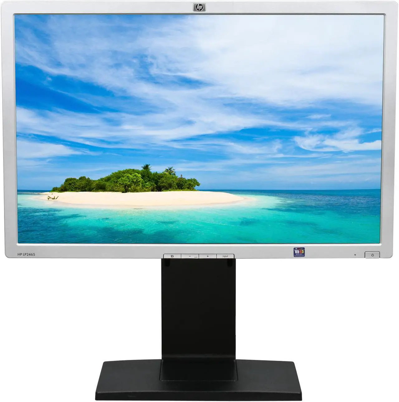Alt view image 2 of 11 - HP 24" Active Matrix, TFT LCD WUXGA LCD Monitor with Height & Pivot Adjustments 8 ms DVI LP2465