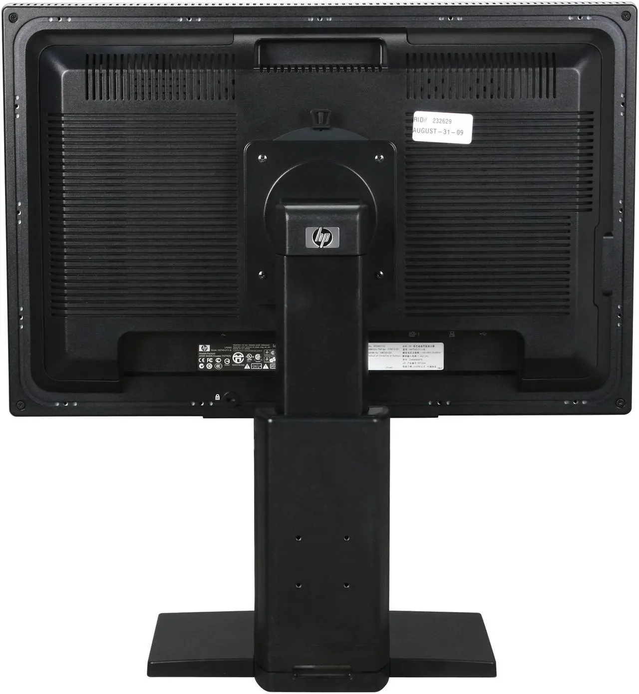 Alt view image 5 of 11 - HP 24" Active Matrix, TFT LCD WUXGA LCD Monitor with Height & Pivot Adjustments 8 ms DVI LP2465