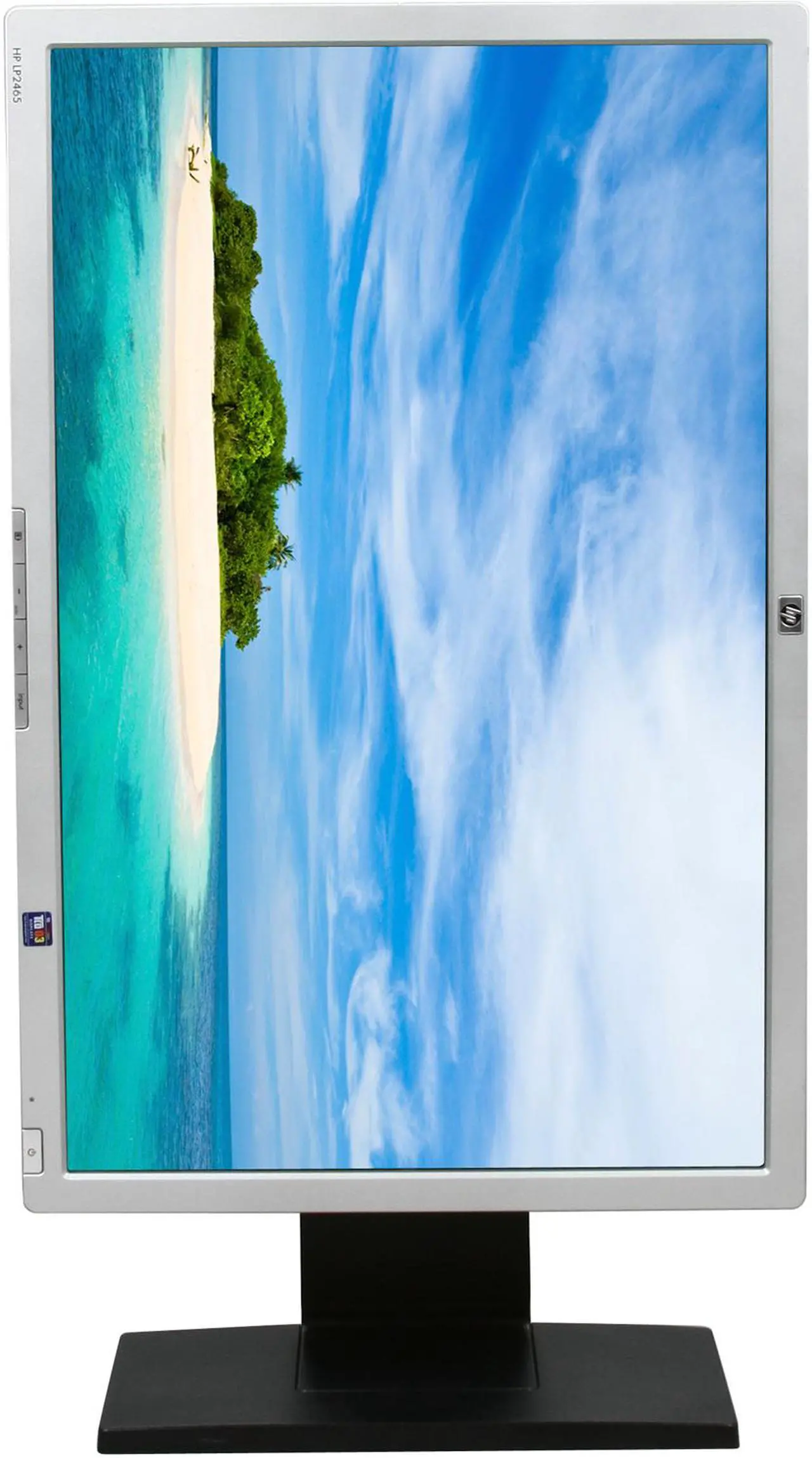 Alt view image 9 of 11 - HP 24" Active Matrix, TFT LCD WUXGA LCD Monitor with Height & Pivot Adjustments 8 ms DVI LP2465