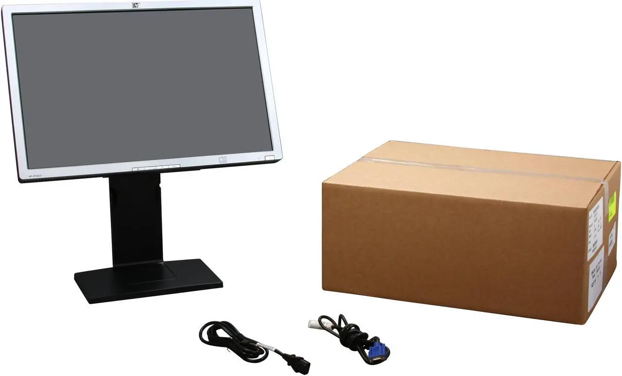 Alt view image 11 of 11 - HP 24" Active Matrix, TFT LCD WUXGA LCD Monitor with Height & Pivot Adjustments 8 ms DVI LP2465