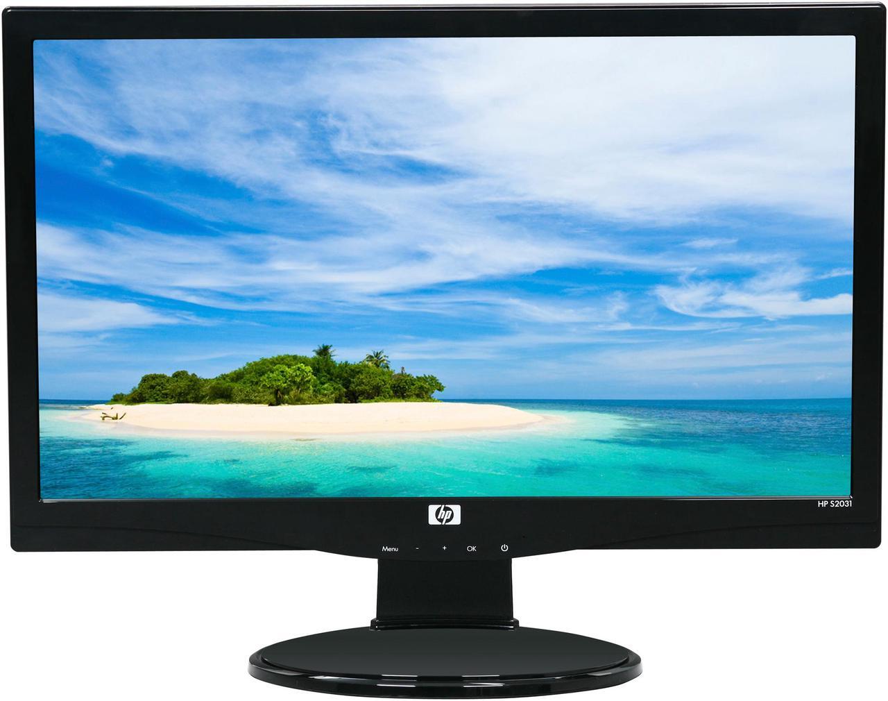Alt view image 2 of 8 - HP 20" Active Matrix, TFT LCD LCD Monitor 5 ms D-Sub, DVI-D S2031