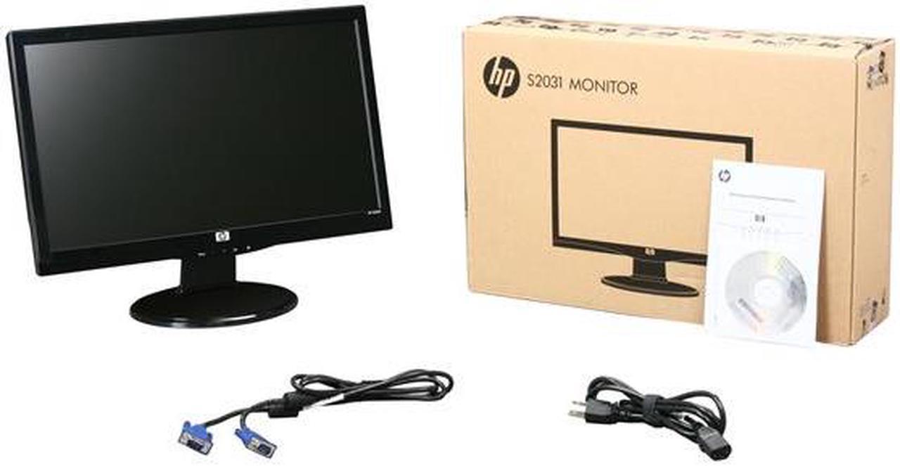 Alt view image 8 of 8 - HP 20" Active Matrix, TFT LCD LCD Monitor 5 ms D-Sub, DVI-D S2031