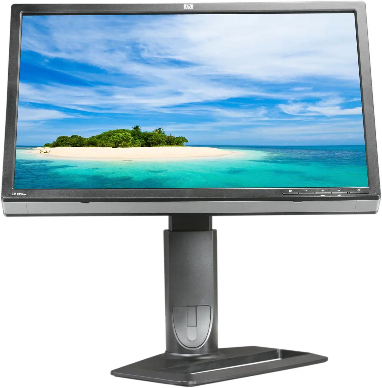 Alt view image 7 of 10 - HP ZR24w 24'' S-IPS Tilt&Swivel Adjustable Widescreen LCD Monitor w/5 USB hub & Display port 400 cd/m2 3000:1 DCR