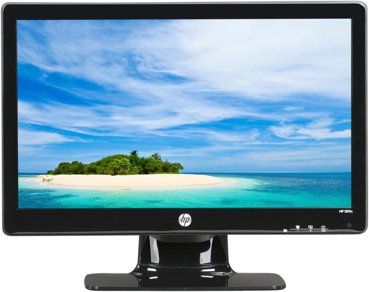 Alt view image 2 of 7 - HP 2011x Black 20" 5ms  LED BackLight LCD Monitor Slim Design 250 cd/m2 DC 3,000,000:1 (1,000:1)