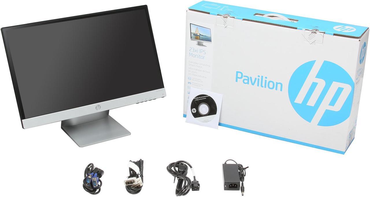 Alt view image 7 of 7 - HP 23" 60 Hz IPS LCD Monitor, IPS Panel 7 ms D-Sub, DVI, HDMI Pavilion 23xi