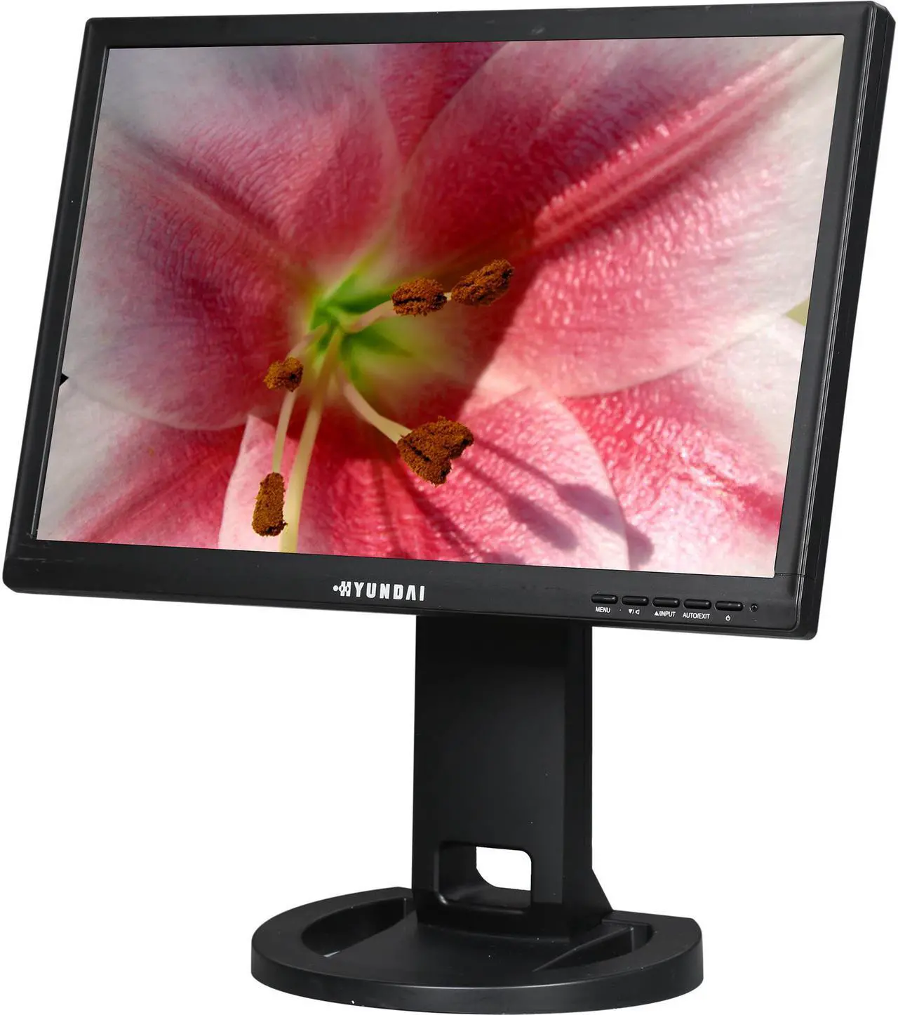 Main image of Hyundai P90WU-K 19" Widescreen LCD Monitor w/ Speakers & USB Hub, Pivot, Swivel and Tilt