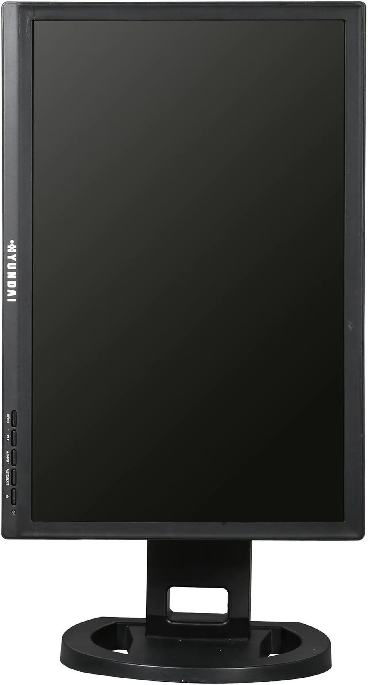 Alt view image 8 of 10 - Hyundai P90WU-K 19" Widescreen LCD Monitor w/ Speakers & USB Hub, Pivot, Swivel and Tilt