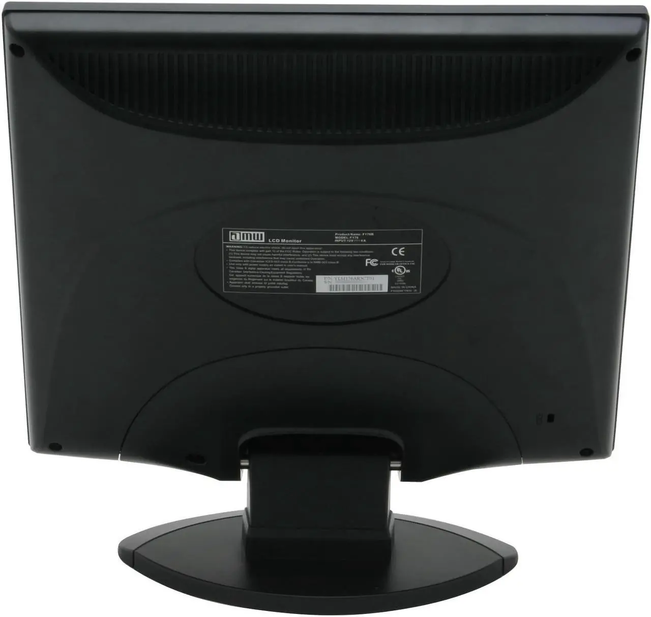 Alt view image 5 of 8 - ADVUEU 17" Active Matrix, TFT LCD SXGA LCD Monitor 16 ms AMW-F176B