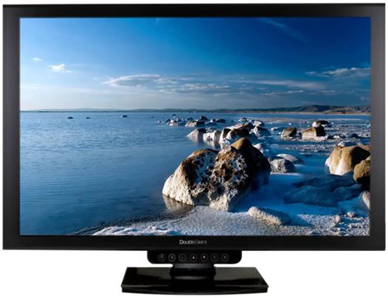 Alt view image 2 of 2 - DoubleSight DS-307W Black 30" 7ms Pivot & Swivel Adjustable Widescreen LCD Monitor with IPS Panel Techology 370 cd/m2 1000:1
