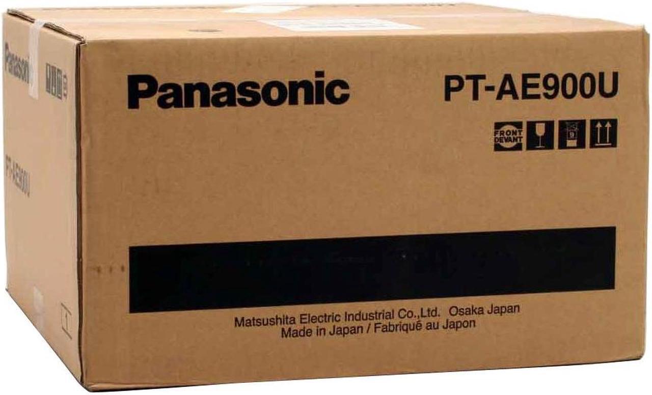Alt view image 10 of 10 - Panasonic PT-AE900U 1280 x 720 LCD Widescreen High Definition Home Cinema Projector with Smooth Screen Technology 1100 lumens 5500:1