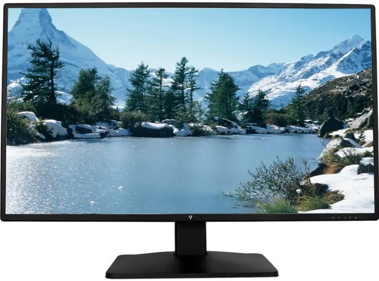 Main image of V7 L27ADS-2N 27" Full HD 1920 x 1080 VGA DVI HDMI Built-in Speakers Ultra Thin Bezel Backlit LED Matte Screen Monitor