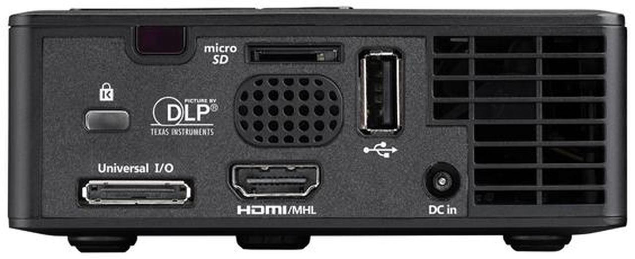 Alt view image 3 of 3 - Optoma ML750 1280 x 800 700 Lumens Single 0.45" DMD DLP Technology by Texas Instruments 3D Projector 10,000:1 (full on/full off)
