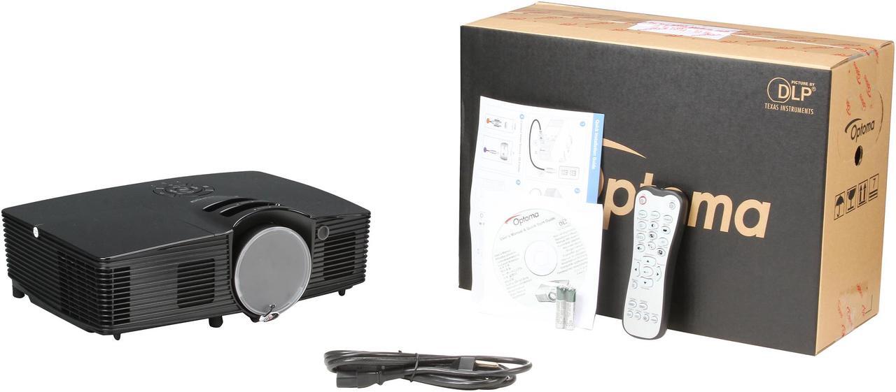Alt view image 8 of 8 - Optoma HD141X 1920x1080 FHD 3000 ANSI Lumens, 16:9 Aspect Ratio, Dual HDMI / MHL Input, Built In Speakers, Audio Output, 3D Ready Cinematic DLP Projector