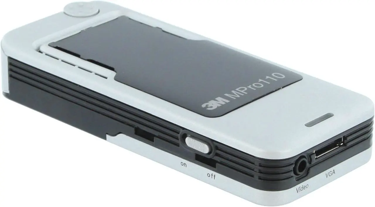 Alt view image 3 of 10 - 3M MPRO 110 640 x 480 10 ANSI lumens Portable Projector