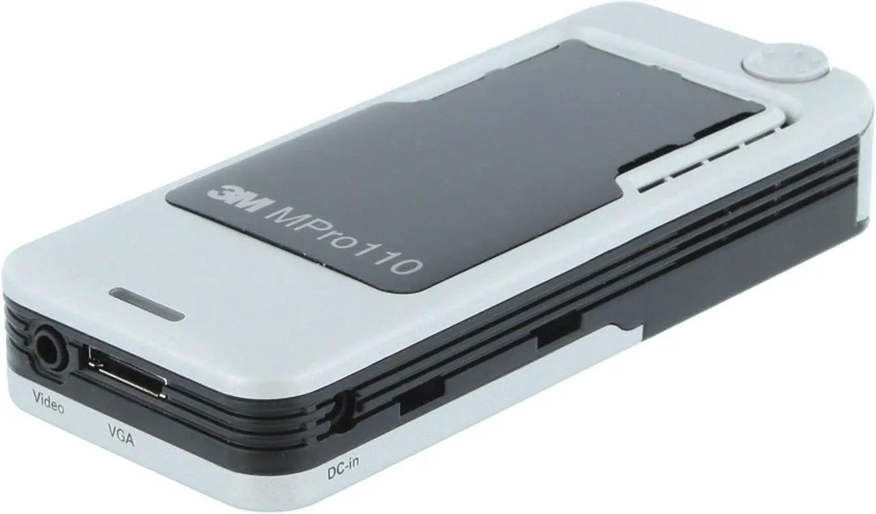 Alt view image 5 of 10 - 3M MPRO 110 640 x 480 10 ANSI lumens Portable Projector