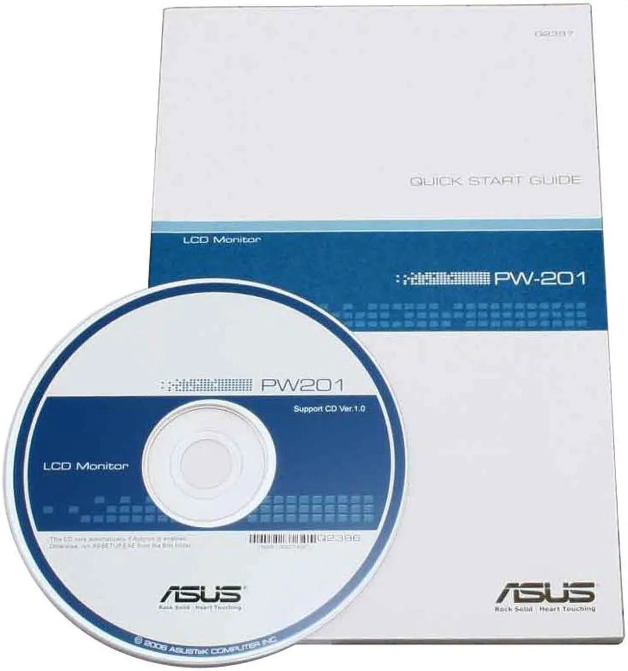 Alt view image 13 of 14 - ASUS PW201 Black-Silver 20" 8ms DVI Widescreen Glossy Anti Glare LCD Monitor with Pivot and Swivel Adjustments 350 cd/m2 800:1 Built in Speakers