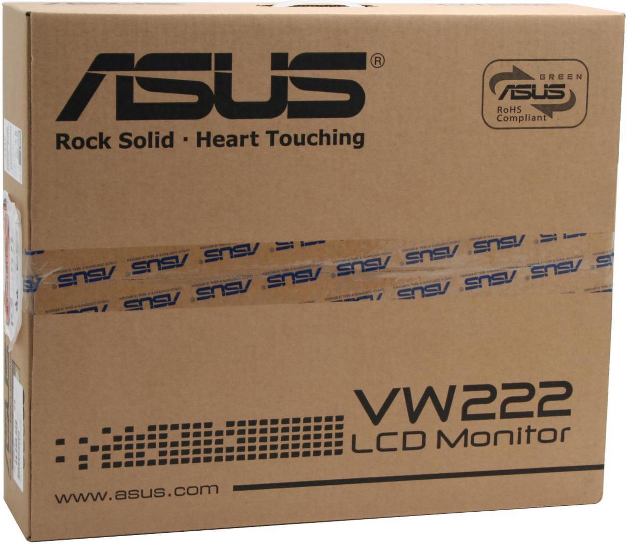 Alt view image 12 of 12 - ASUS 22" WSXGA+ LCD Monitor with HDCP support 2ms(GTG) D-Sub, DVI-D VW222U