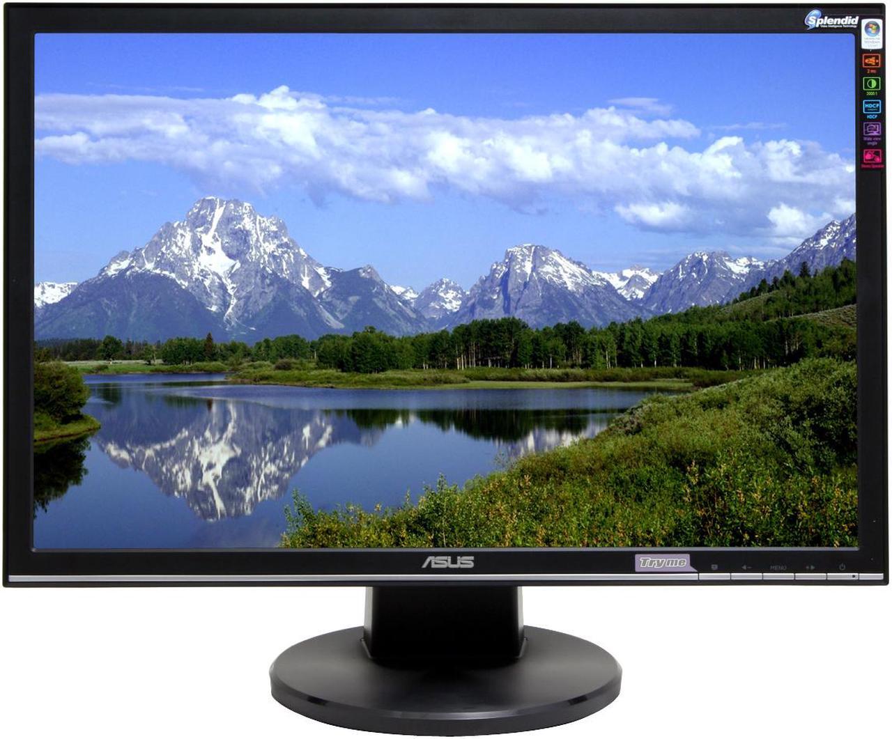 Alt view image 2 of 12 - ASUS 22" WSXGA+ LCD Monitor with HDCP support 2ms(GTG) D-Sub, DVI-D VW222U