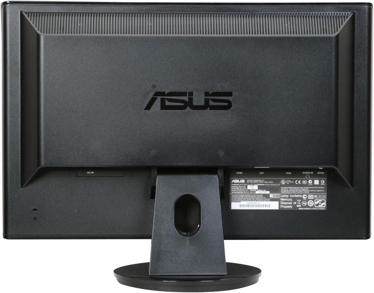 Alt view image 5 of 8 - ASUS VH236H Black 23" Full HD Widescreen LCD Monitor w/ Speakers 300 cd/m2 20000 :1 (ASCR)