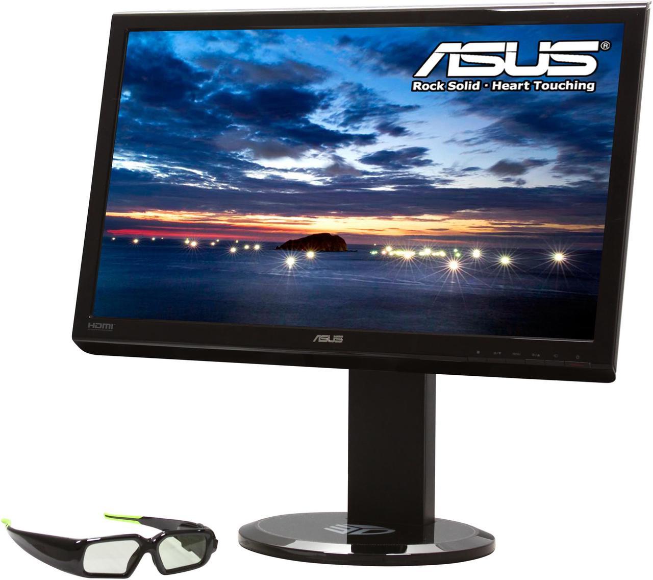 Asus VG236H 23" 1920 x 1080 Full HD HDMI Multimedia Height & Swivel Adjustable WideScreen LCD 120Hz 3D Monitor 400 cd/m2 100,000:1 (ASCR)