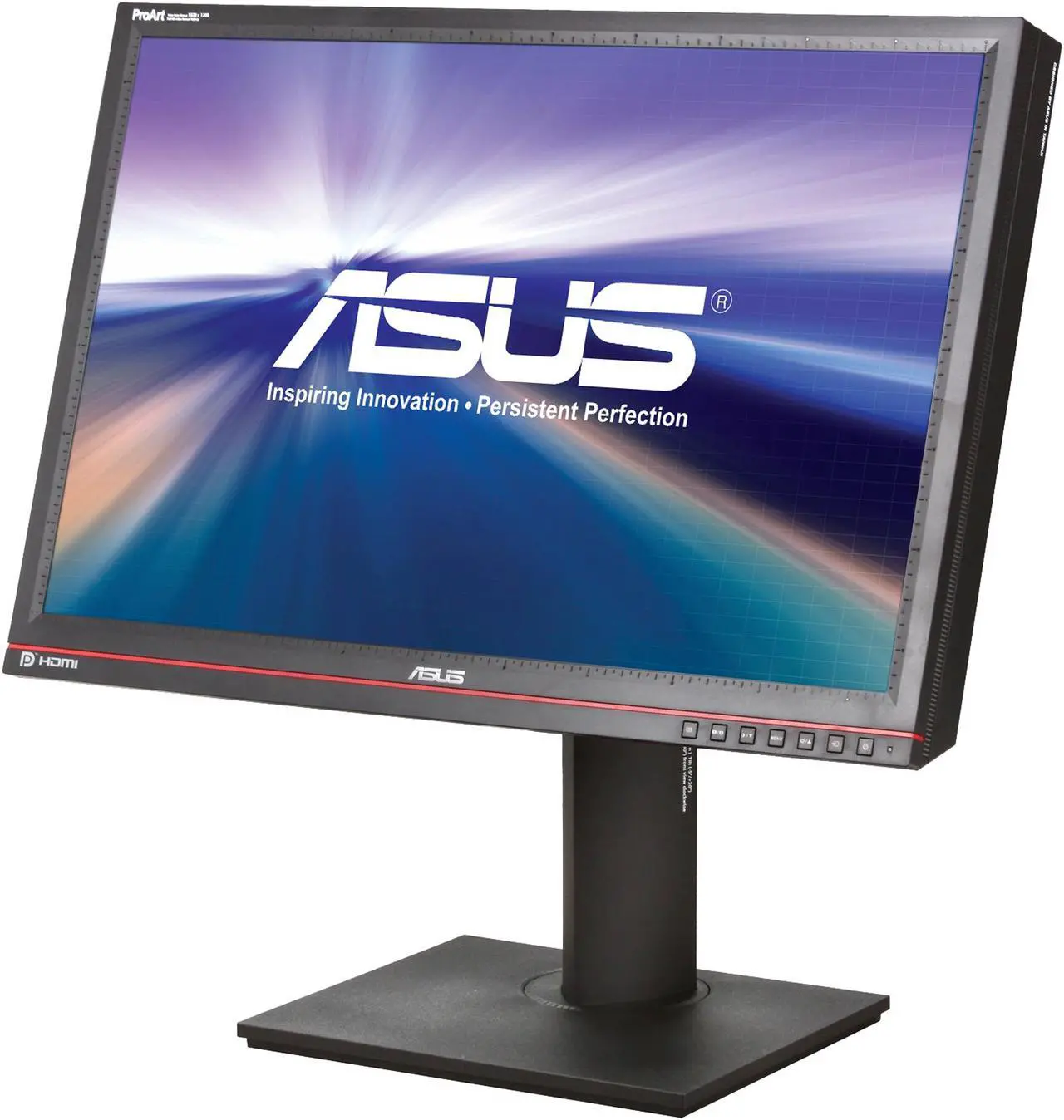 ASUS ProArt Series PA246Q Black 24.1" 6ms P-IPS Height/Swivel/Pivot Adjustable LCD Monitor w/2 USB hub, Card Reader & Display port 400cd/m2 50000:1 DCR
