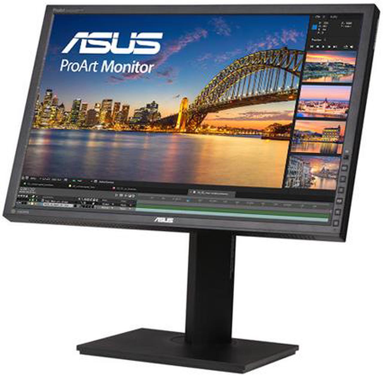 Alt view image 2 of 10 - ASUS ProArt PA248Q Black 24" (Actual size 24.1") 6ms (GTG) 16:10, 1920 x 1200, IPS, 100% sRGB, Color Accuracy Delta E< 5, Flicker Free, HDMI, D-Sub, DisplayPort, DVI-D LCD Monitor