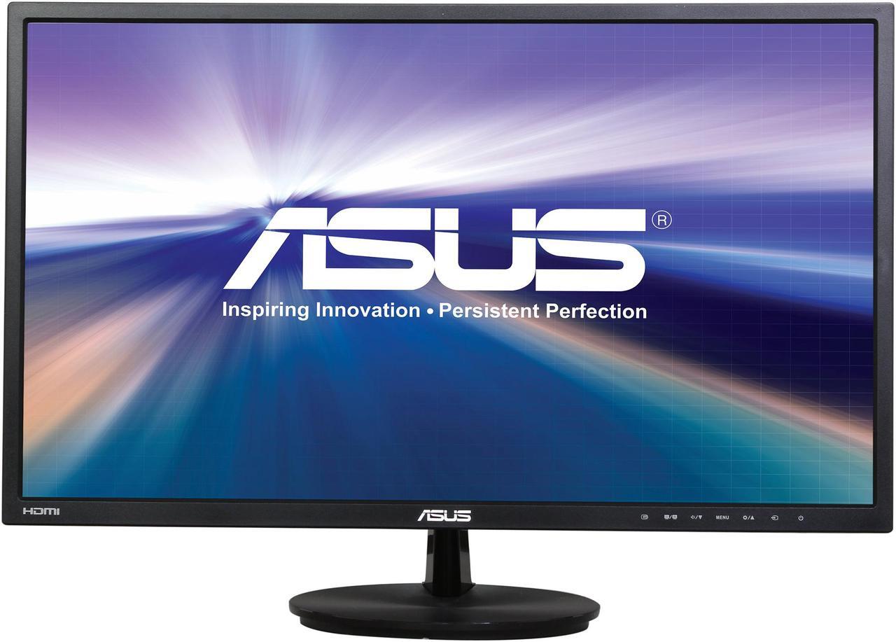 Alt view image 2 of 8 - ASUS VN248H-P 24" (Actual size 23.8") Full HD 1920 x 1080 VGA, 2x HDMI MHL Compatible Built-in Speakers Super Narrow Frame Design LED Backlit IPS Monitor