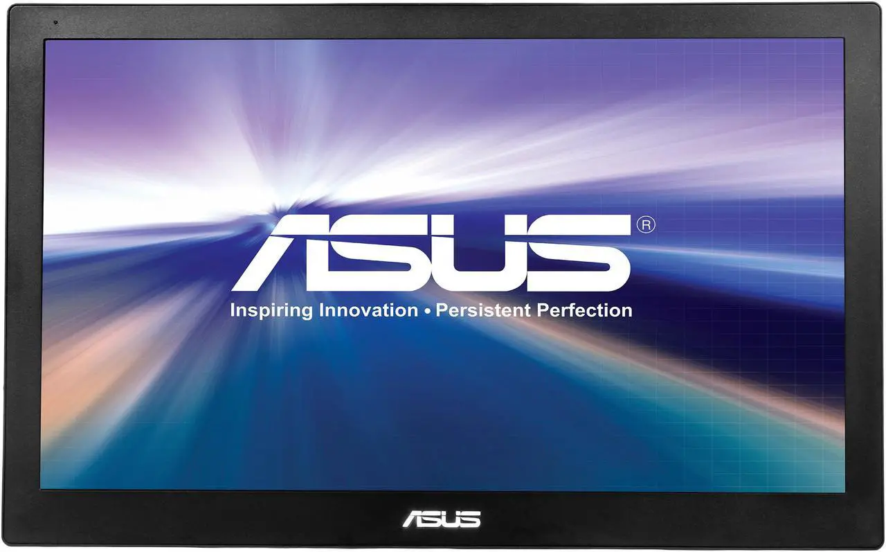 Alt view image 2 of 6 - ASUS MB168B 16" (Actual size 15.6") Widescreen LED Backlight HD Portable USB-powered Ultra-slim  Monitor with Smart Case