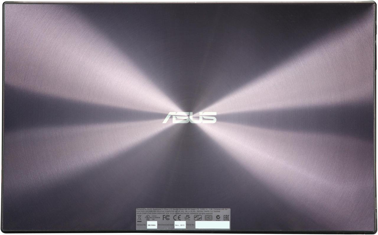 Alt view image 5 of 7 - ASUS 15.6" TN FHD Portable USB-powered LCD Monitor 11 ms USB MB168B+