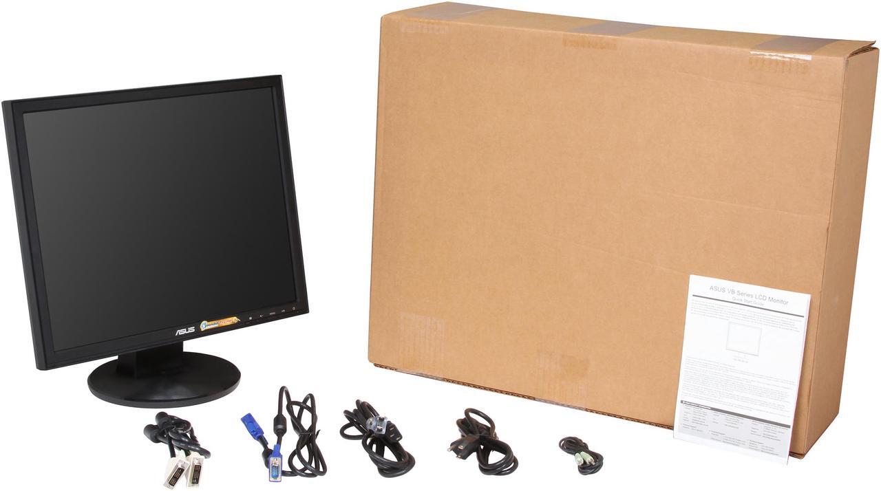 Alt view image 8 of 8 - ASUS 19" LCD Monitor 5 ms D-Sub, DVI VB Series VB198T-P