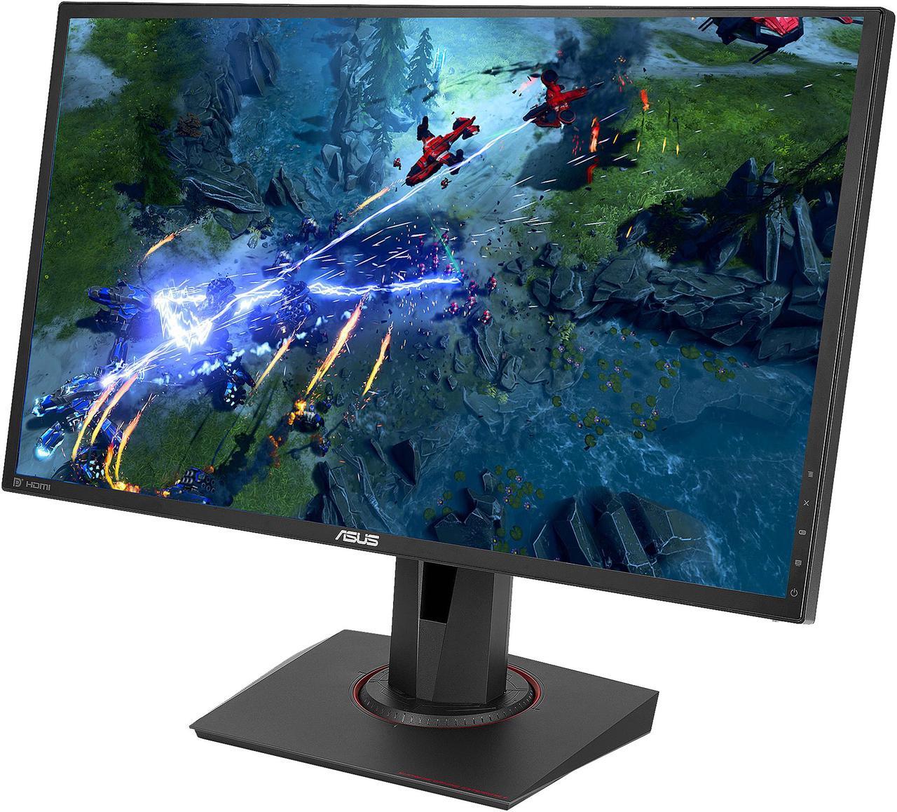 Main image of ASUS MG248QR Black 24" eSports Gaming Monitor FHD (1920x1080) FreeSync/Adaptive Sync 144Hz 1ms VESA Height Adjustable Stand DP HDMI DVI 3.5mm Earphone Jack
