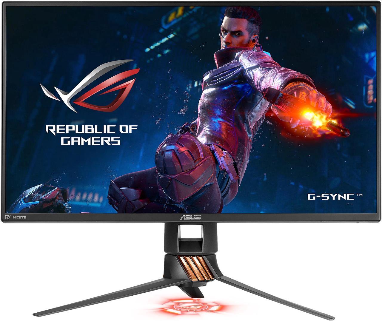 ASUS ROG Swift PG258Q 25" (Actual size 24.5") 1ms (GTG) 240 Hz NVIDIA G-Sync Frameless Gaming Monitor, 400 cd/m2 1000:1, VESA Mountable, Height, Tilt, Swivel and Pivot Adjustable, HDMI, USB 3.0