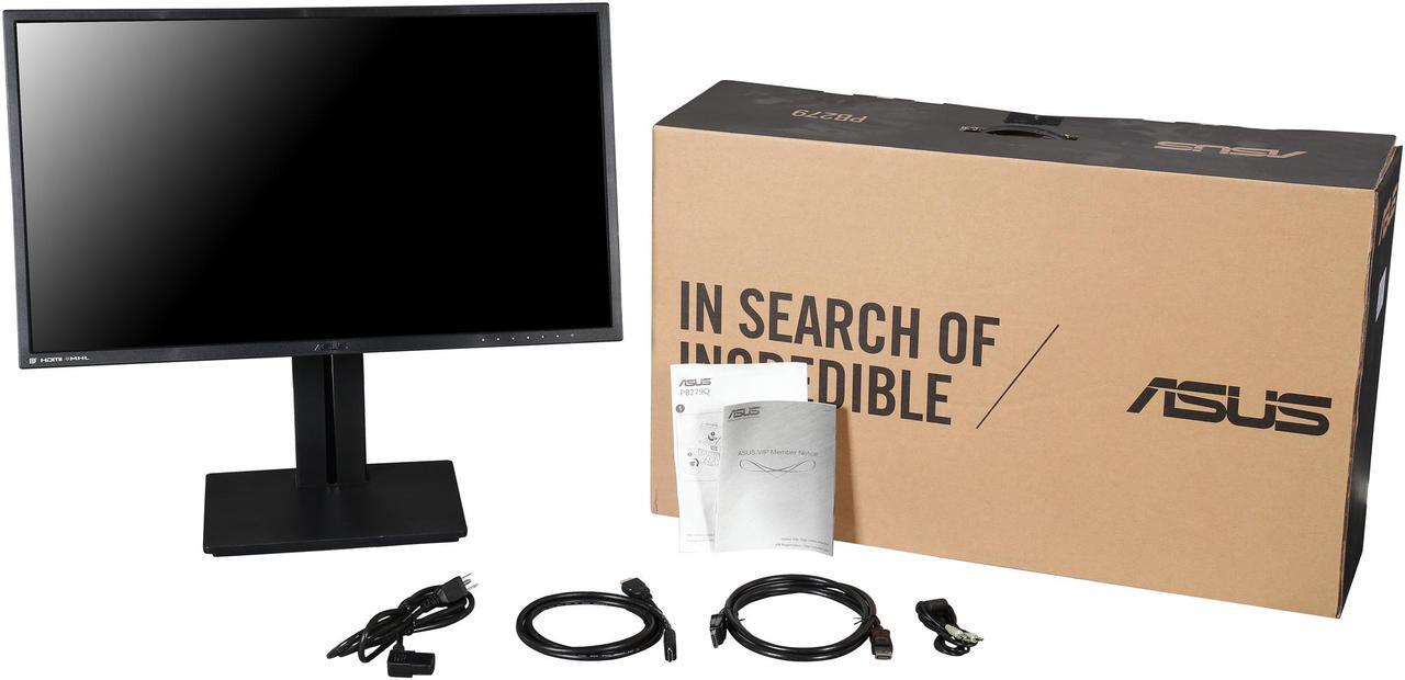 Alt view image 11 of 10 - Asus PB279Q, Black 27” 4K/UHD 3840X2160 IPS LED Backlight LCD Monitor, 100% sRGB, Ergonomically-designed, build in speakers , Tilt,Swivel,Pivot,Height Adjustable