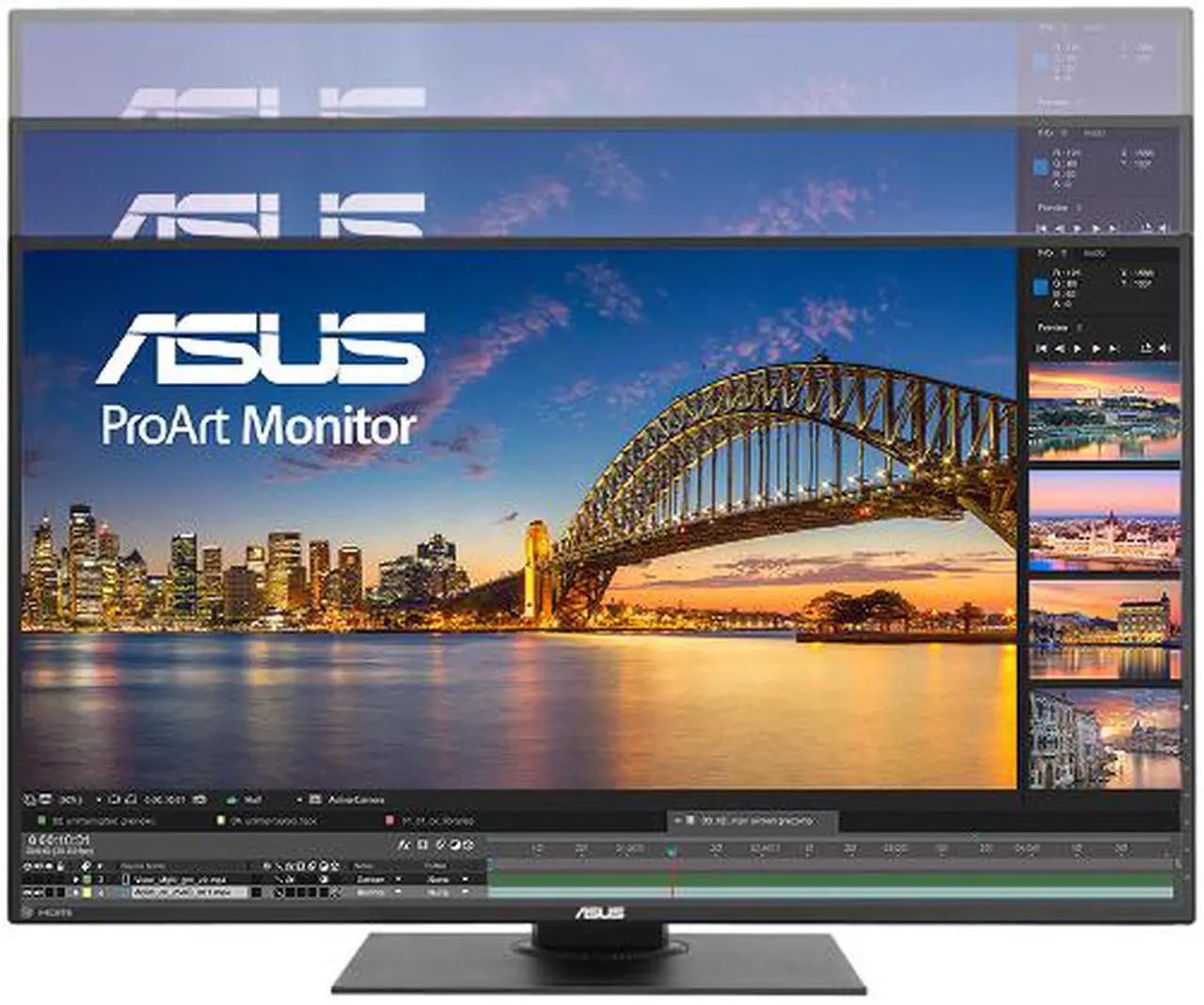 Alt view image 8 of 15 - Asus Professional - Grade ProArt PA328Q Black 32" 6ms (GTG) 4K /UHD 3840X2160 IPS  LED Backlight LCD Monitor, Ergonomically-designed stand with Tilt,Swivel,Pivot,Height Adjustable, built in Speakers
