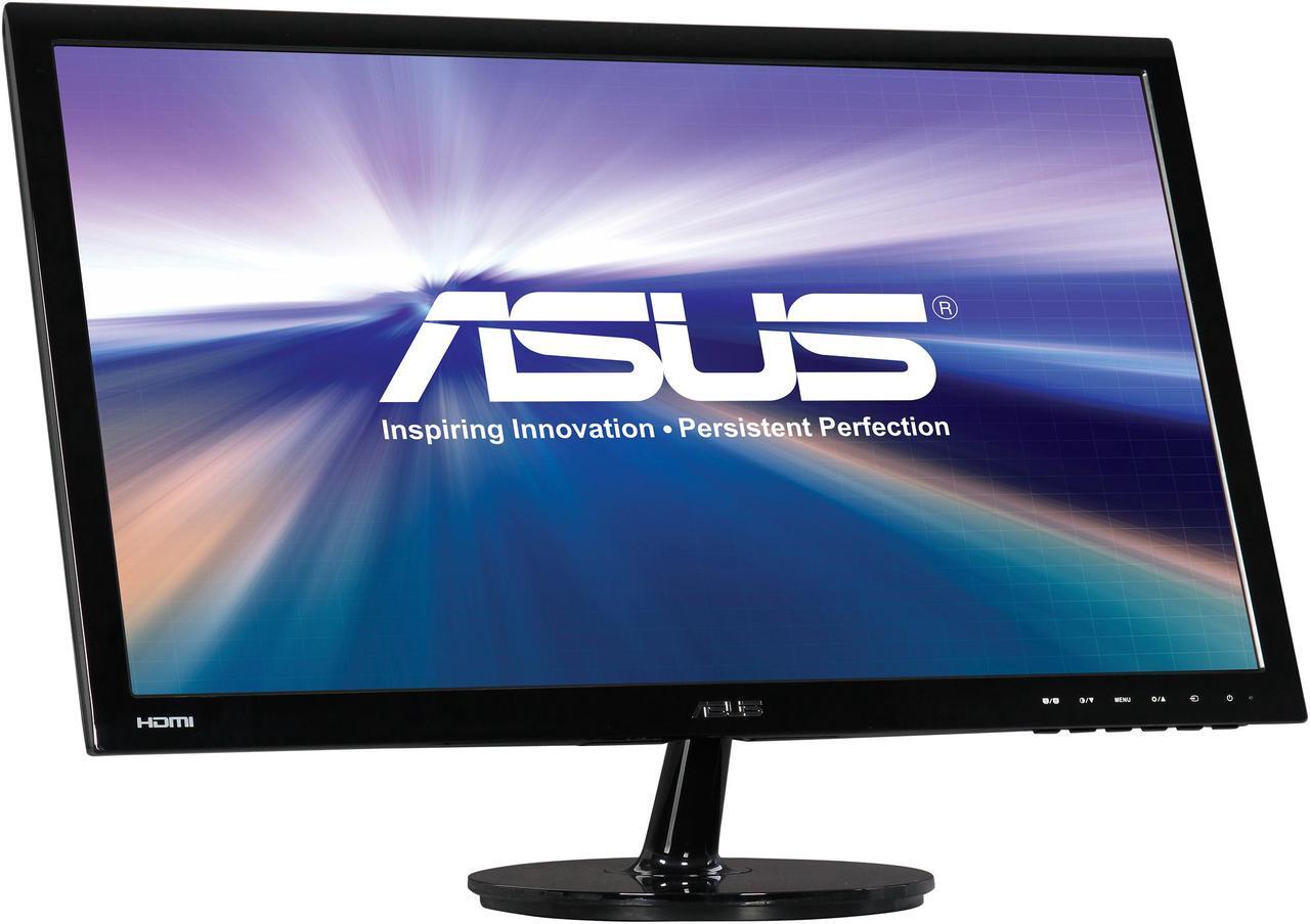 Alt view image 3 of 7 - ASUS VS248H-P Black 24" HDMI Widescreen LED Backlight LCD Monitor 250 cd/m2 ASCR 50,000,000:1