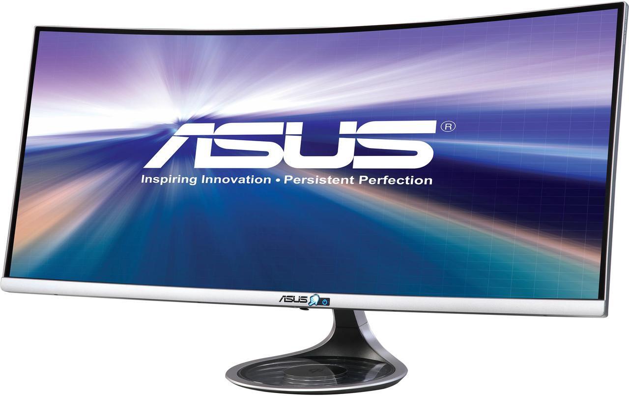 Main image of ASUS Designo Curved MX34VQ 34" UWQHD 3440x1440 2K Resolution 100Hz DP HDMI AMD Adaptive FreeSync Technology Qi Wireless Charger Asus Eye Care Frameless Monitor