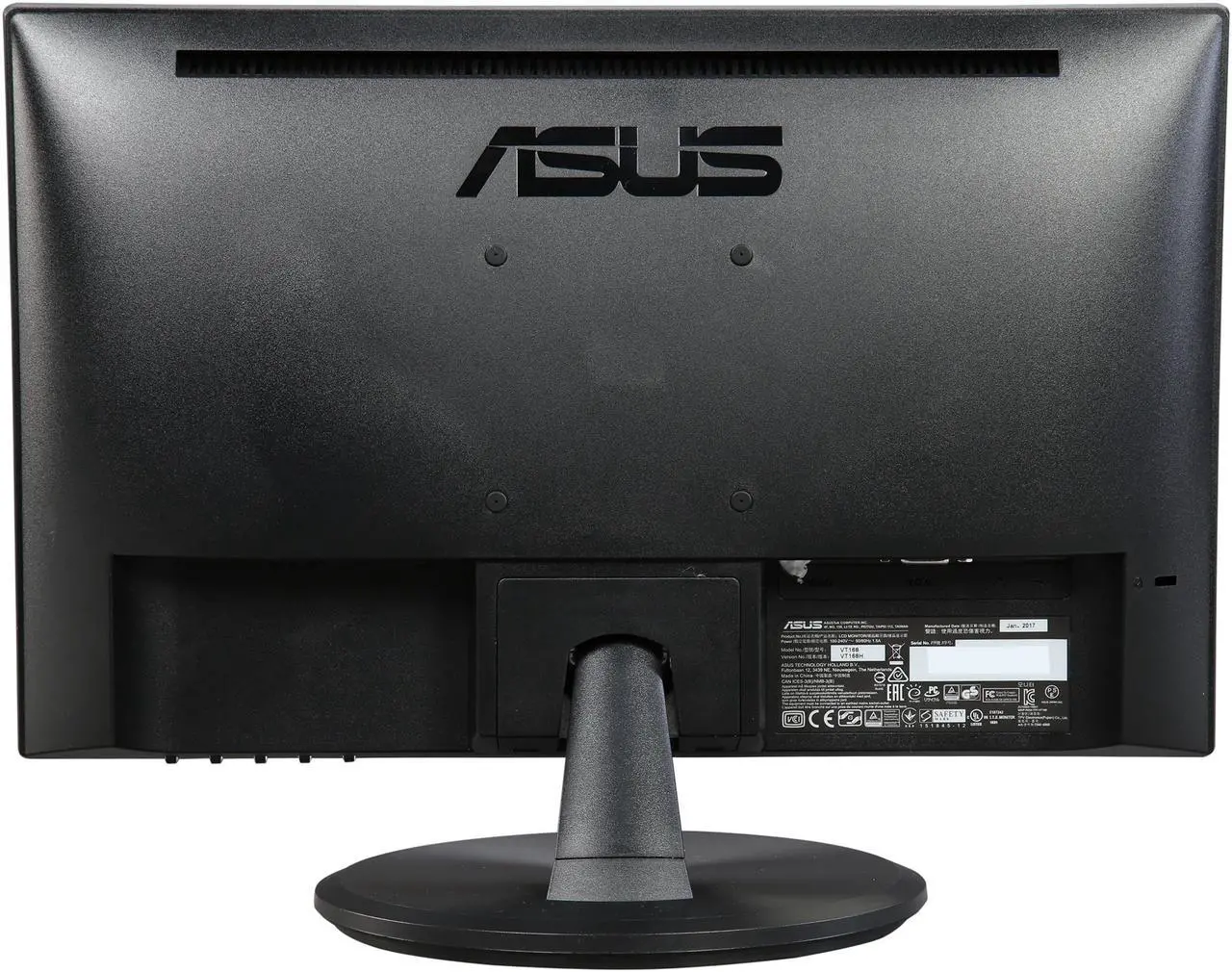 Alt view image 8 of 9 - ASUS VT168H Black 15.6" Widescreen Touch Monitor, 10-Point Touch Capacity, VESA Mountable, HDMI, VGA