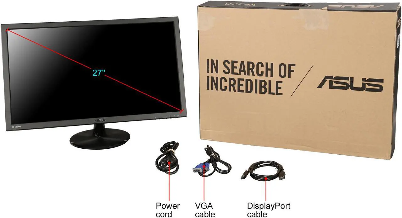 Alt view image 9 of 8 - ASUS LCD/LED Monitor VP278Q-X