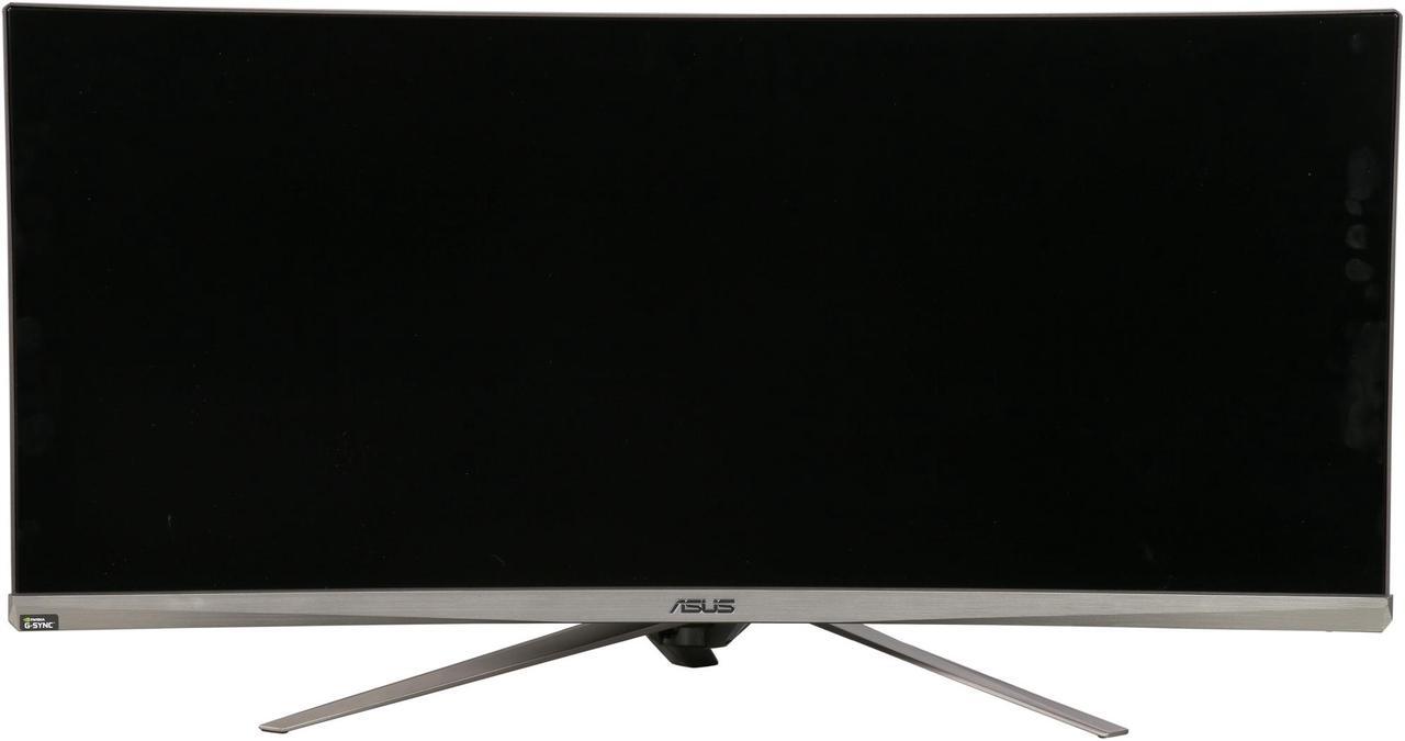 Alt view image 8 of 10 - ASUS ROG Swift PG348Q 34" QHD 3440 x 1440 2K Resolution Overclockable 100Hz HDMI DisplayPort NIVIDA G-SYNC Built-in Speakers Ultra-Wide Backlit LED Curved IPS Gaming Monitor