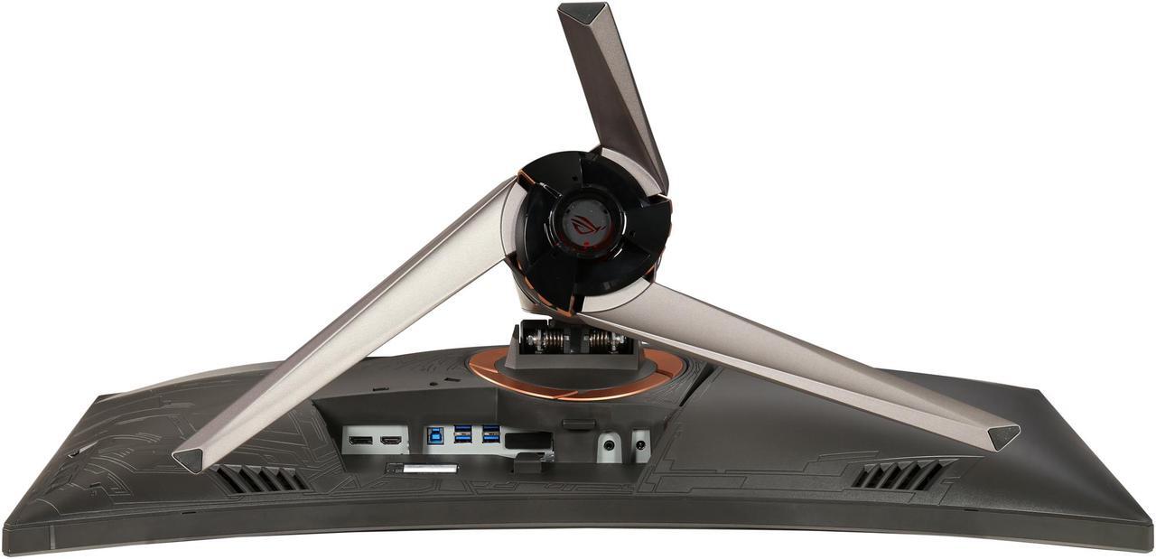 Alt view image 9 of 10 - ASUS ROG Swift PG348Q 34" QHD 3440 x 1440 2K Resolution Overclockable 100Hz HDMI DisplayPort NIVIDA G-SYNC Built-in Speakers Ultra-Wide Backlit LED Curved IPS Gaming Monitor
