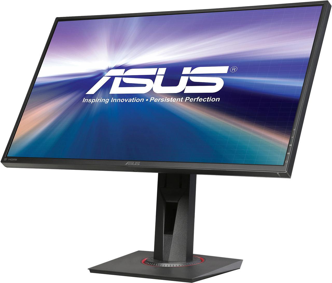 Asus VG278Q 27" Full HD 1920x1080 1ms 144Hz HDMI DisplayPort DVI-D G-SYNC Compatible FreeSync Supporte Built-in Speakers Flicker-Free Narrow Bezel Backlit LED LCD Gaming Monitor