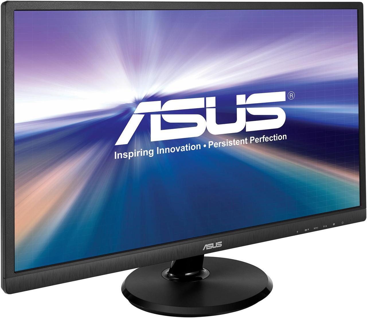 Alt view image 2 of 7 - ASUS VA249HE 24" (Actual size 23.8") Full HD 1920 x 1080 HDMI VGA Asus Eye Care with Ultra-Low Blue-Light & Flicker-Free Technology LED Backlit LCD Monitor