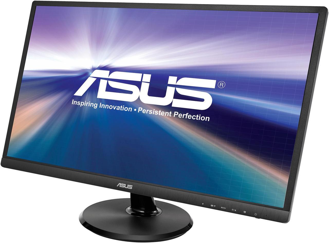 Alt view image 4 of 7 - ASUS VA249HE 24" (Actual size 23.8") Full HD 1920 x 1080 HDMI VGA Asus Eye Care with Ultra-Low Blue-Light & Flicker-Free Technology LED Backlit LCD Monitor