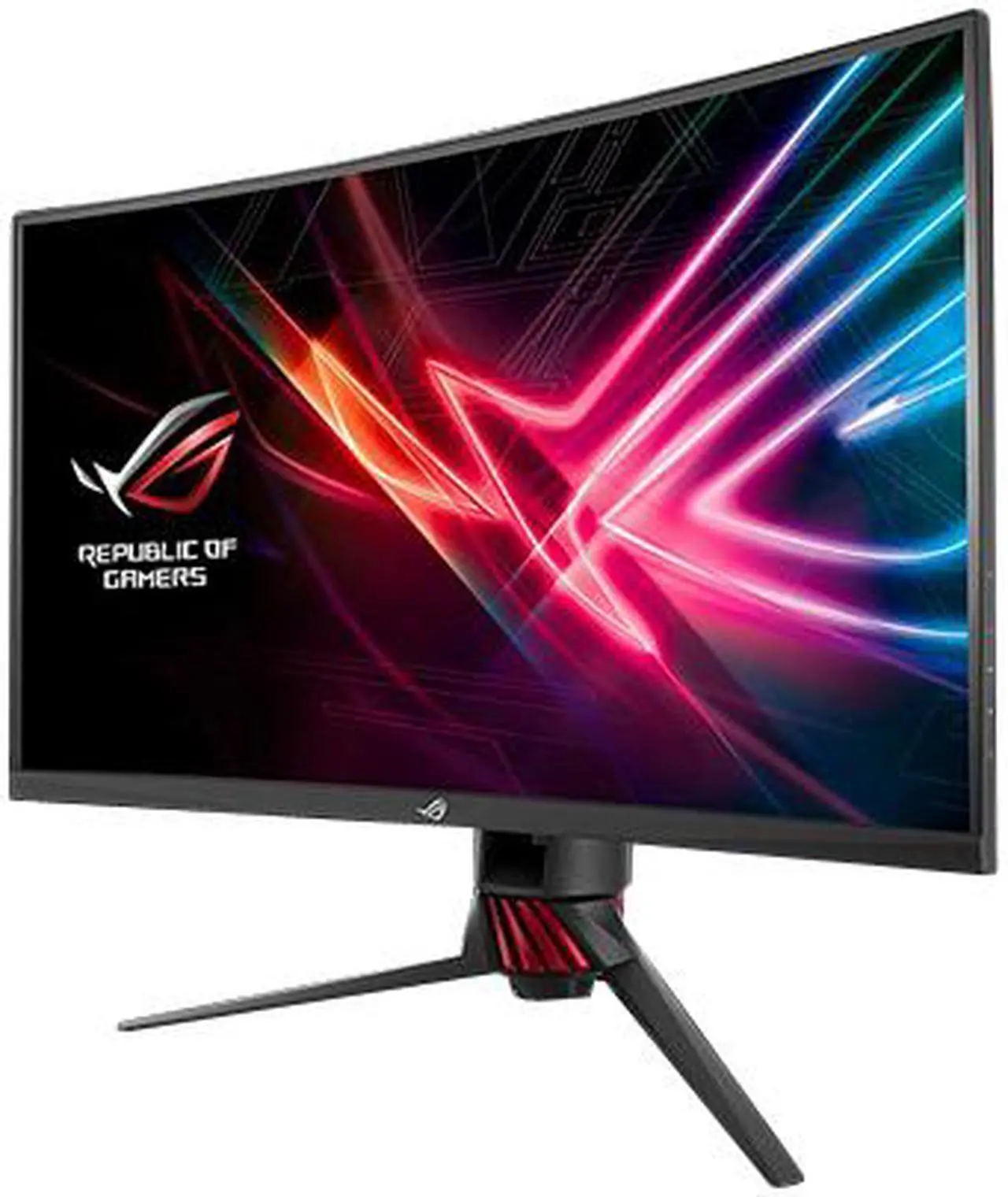 Alt view image 3 of 10 - ASUS ROG Strix XG32VQR 32" (Actual size 31.5") WQHD 2560 x 1440 144Hz 2 x HDMI, DisplayPort, USB Ports Radeon FreeSync 2 Curved HDR Gaming Monitor