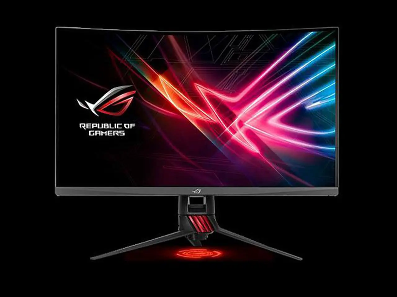 Alt view image 9 of 10 - ASUS ROG Strix XG32VQR 32" (Actual size 31.5") WQHD 2560 x 1440 144Hz 2 x HDMI, DisplayPort, USB Ports Radeon FreeSync 2 Curved HDR Gaming Monitor