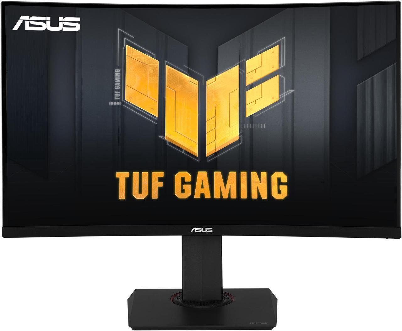 ASUS TUF Gaming 32" 1440P HDR Curved Monitor (VG32VQ) - QHD (2560 x 1440), 144Hz, 1ms, Extreme Low Motion Blur, Speaker, Adaptive-Sync, FreeSync Premium, VESA Mountable, DisplayPort, HDMI