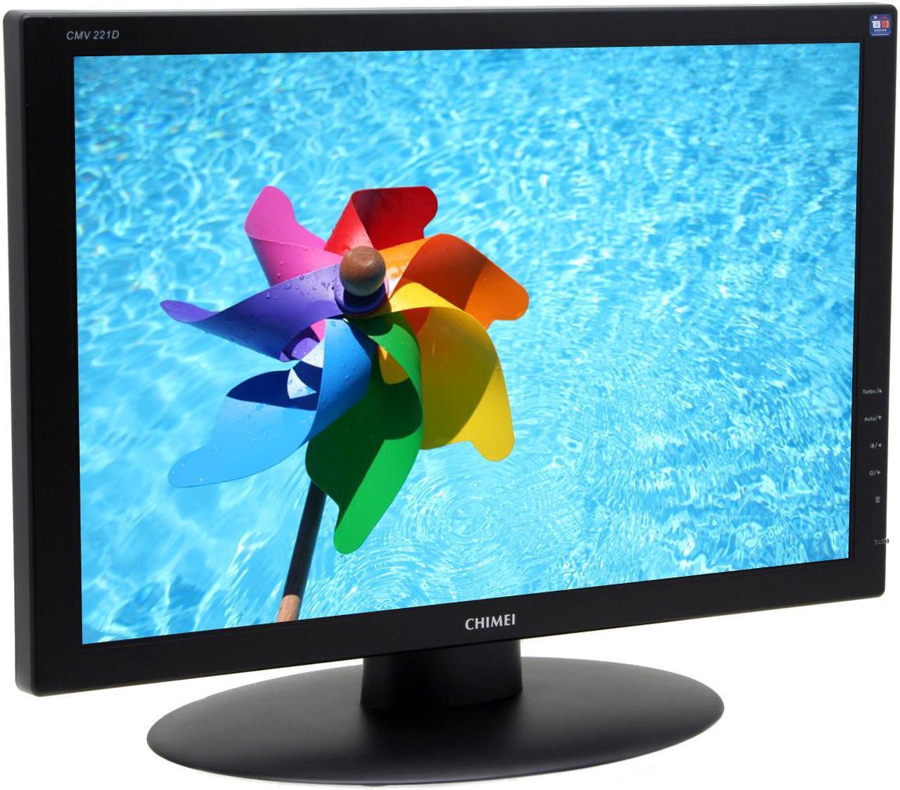Alt view image 3 of 12 - CHIMEI CMV 221D Black 22" 5ms DVI Widescreen LCD Monitor 330 cd/m2 800:1
